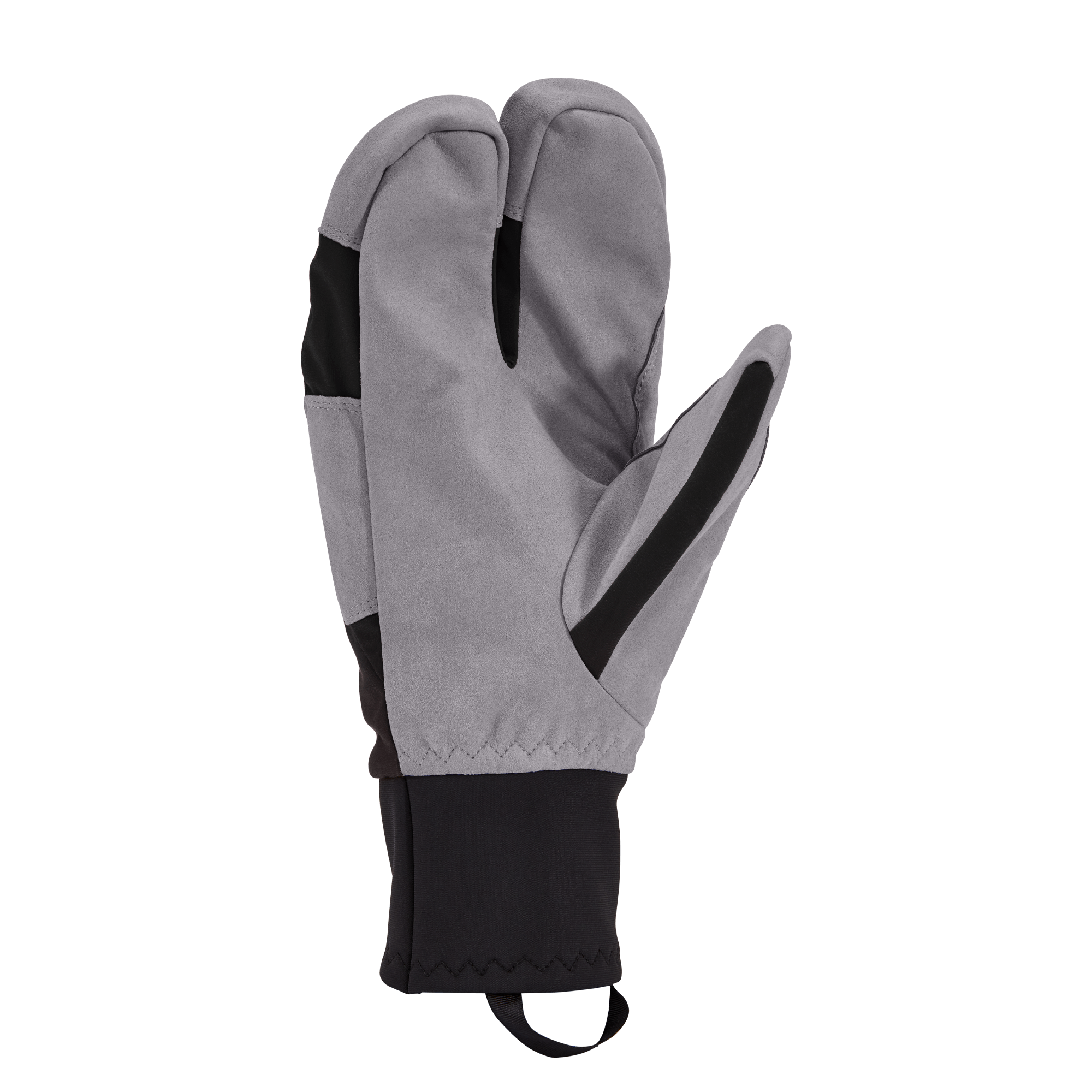 XC SPLIT Herren-Skihandschuhe - BLACK/ GREY STITCH