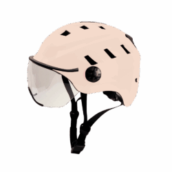 EDGE Fahrradhelm mit Visier - ROSA