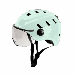 EDGE LED-Fahrradhelm mit Visier - MENTHA